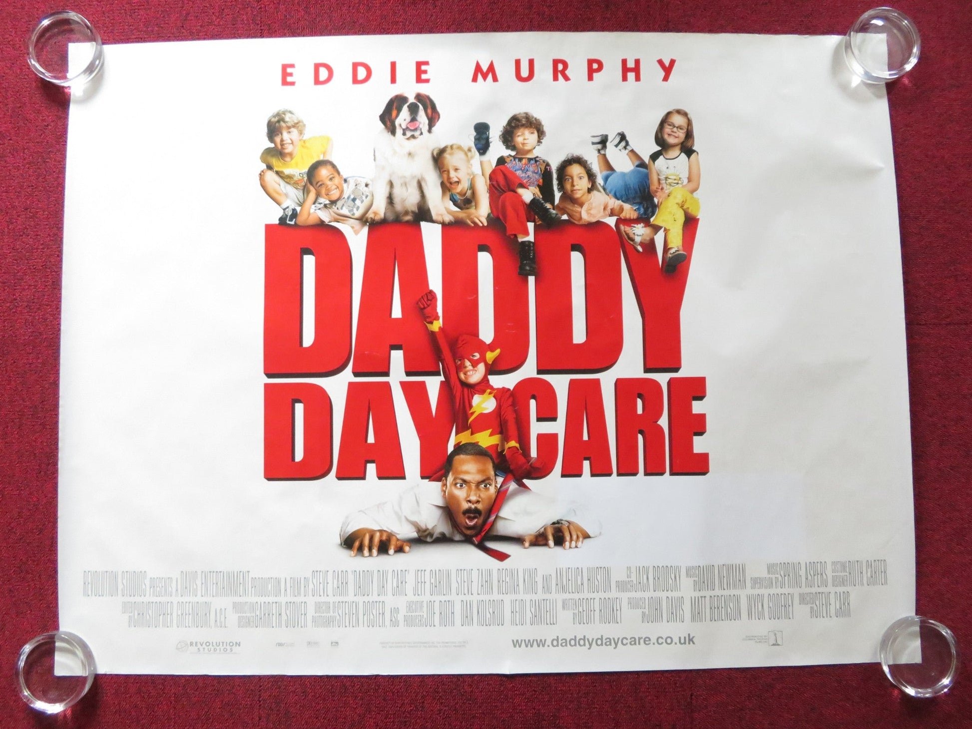 DADDY DAY CARE UK QUAD ROLLED POSTER EDDIE MURPHY STEVE ZAHN 2003 Rendezvous Cinema Movie posters
