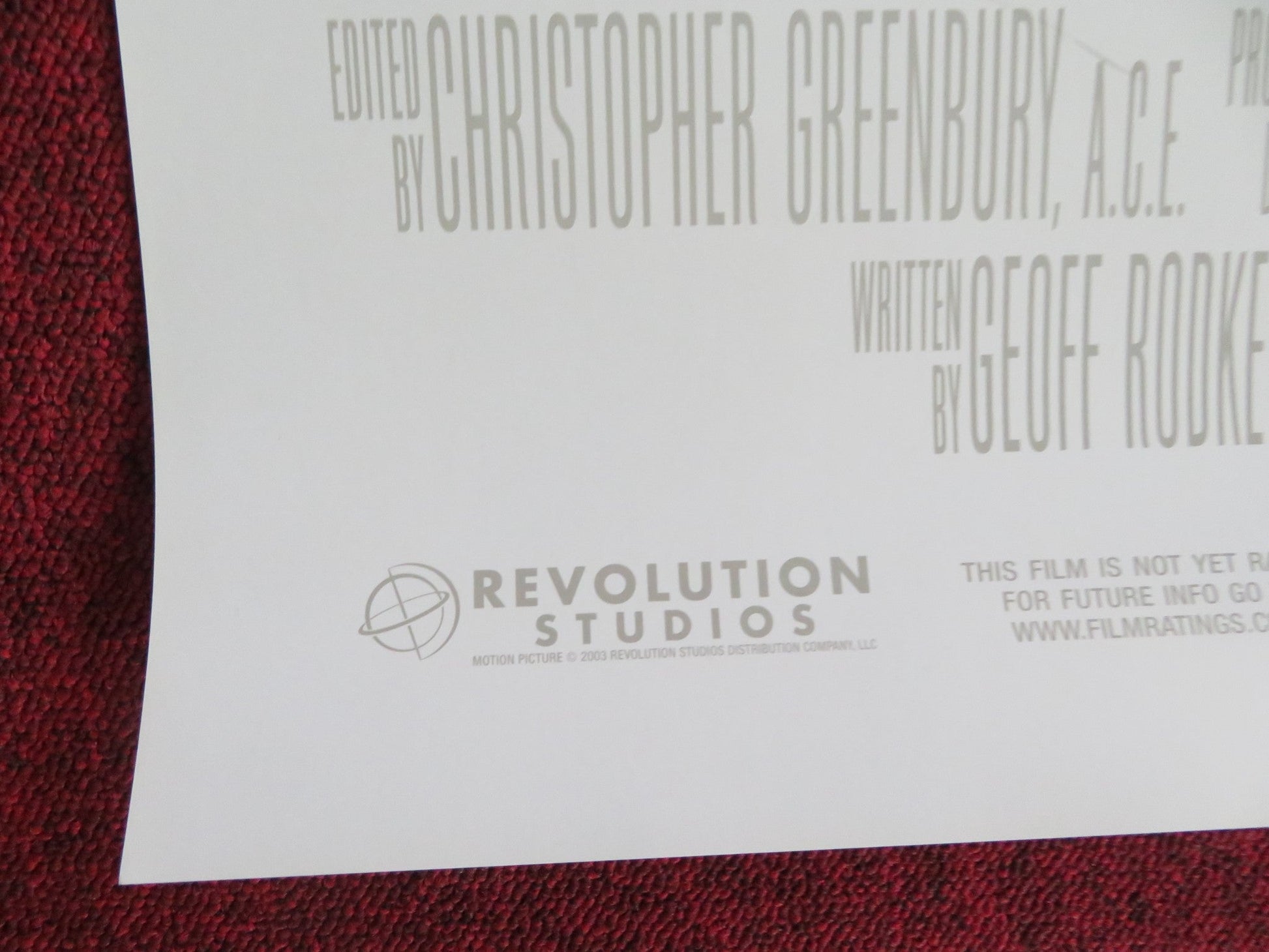 DADDY DAY CARE US ONE SHEET ROLLED POSTER EDDIE MURPHY STEVE ZAHN 2003 Rendezvous Cinema Movie posters