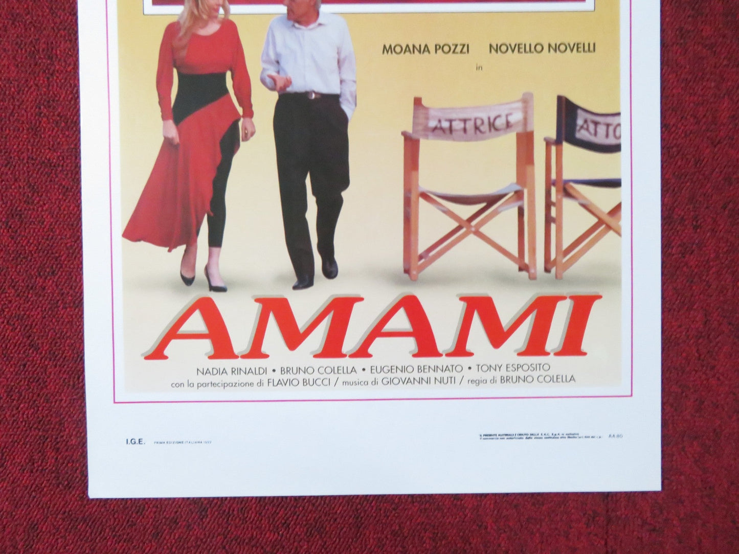 DADDY DON'T BLUSH ITALIAN LOCANDINA POSTER MOANA POZZI NOVELLO NOVELLI 1992 Rendezvous Cinema Movie posters