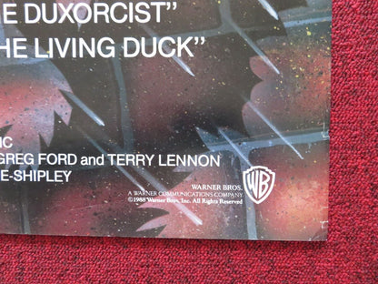 DAFFY DUCK'S QUACKBUSTERS FOLDED US ONE SHEET POSTER MEL BLANC 1988 - Rendezvous Cinema