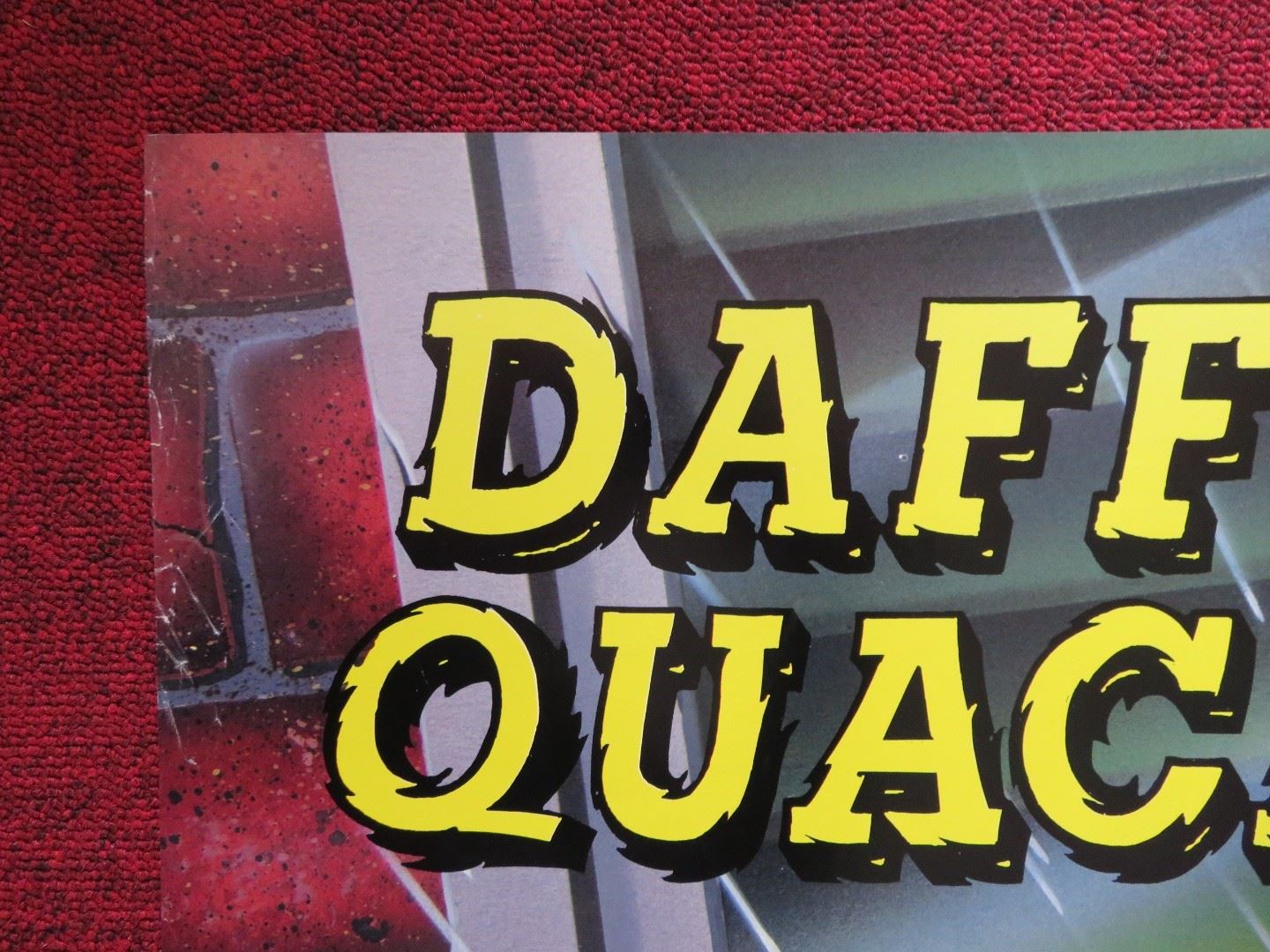 DAFFY DUCK'S QUACKBUSTERS FOLDED US ONE SHEET POSTER MEL BLANC 1988 - Rendezvous Cinema