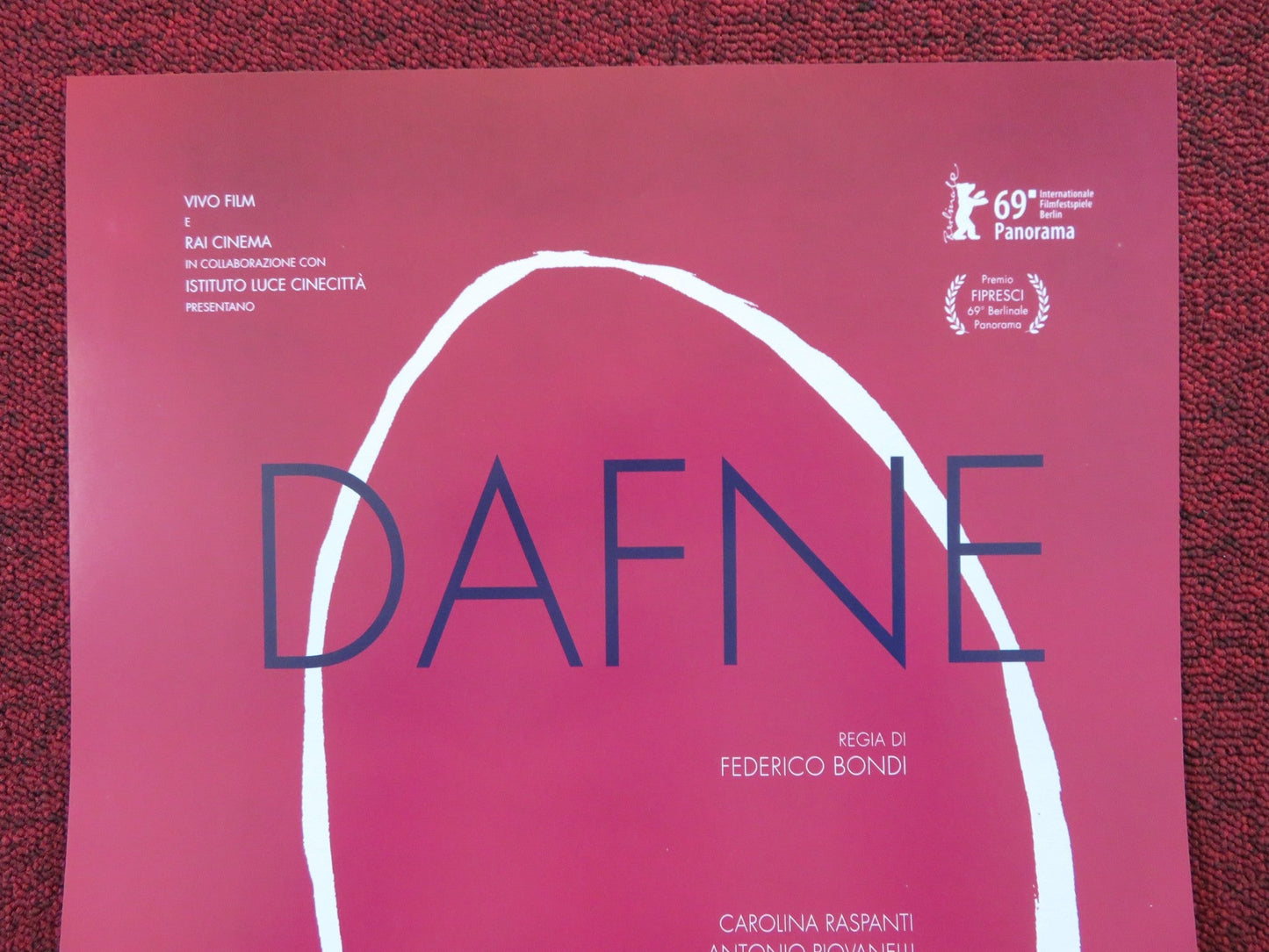 DAFNE ITALIAN LOCANDINA POSTER STEFANIA CASINI BETTY PEDRAZZI 2019 Rendezvous Cinema Movie posters