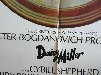 DAISY MILLER US ONE SHEET POSTER CYBILL SHEPHERD BARRY BROWN 1974 Movie posters
