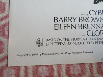 DAISY MILLER US ONE SHEET POSTER CYBILL SHEPHERD BARRY BROWN 1974 Movie posters
