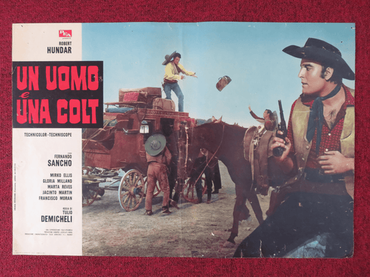 DAKOTA JOE ITALIAN FOTOBUSTA POSTER ROBERT HUNDAR FERNANDO SANCHO 1967 - Rendezvous Cinema