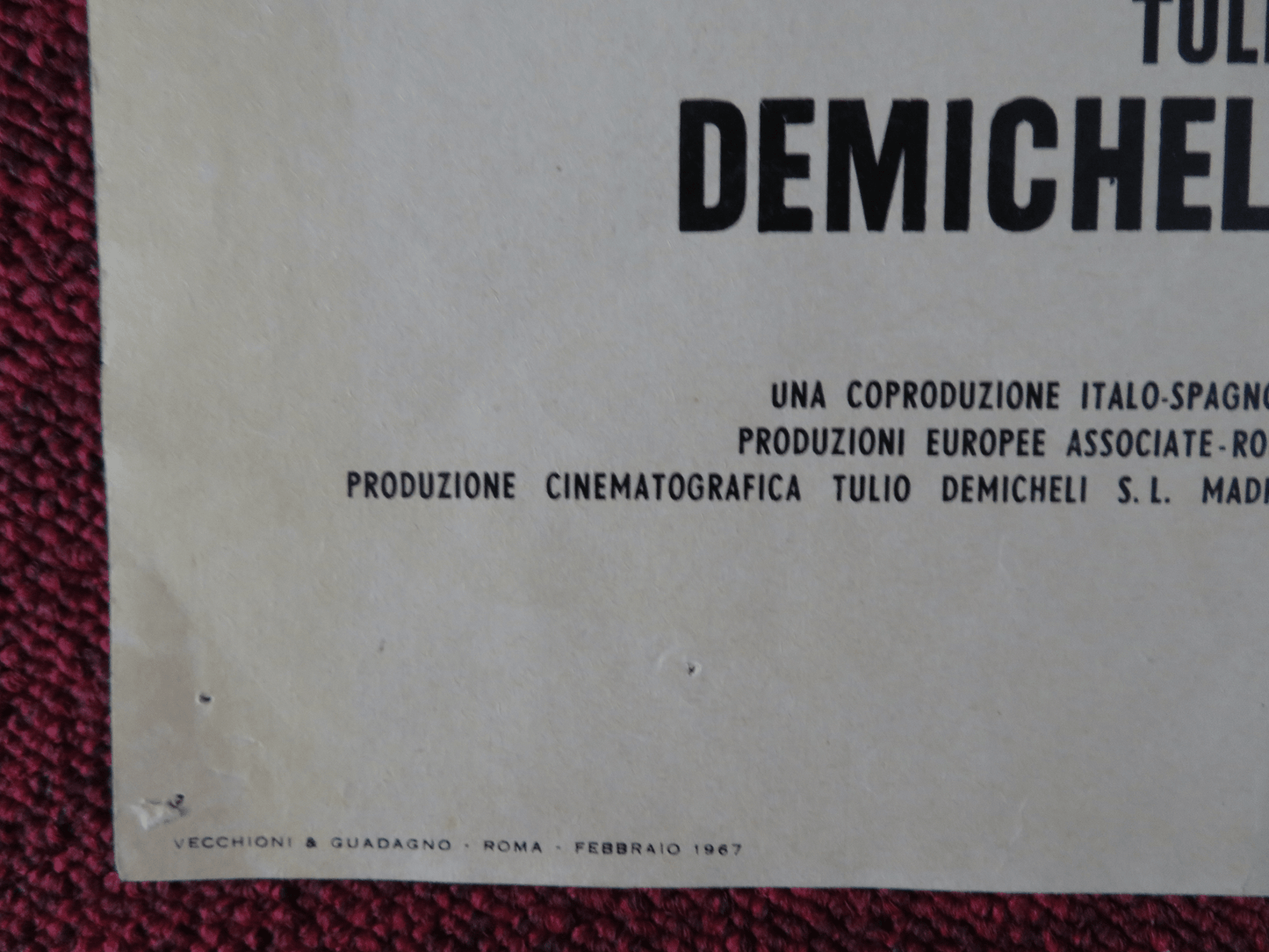 DAKOTA JOE ITALIAN FOTOBUSTA POSTER ROBERT HUNDAR FERNANDO SANCHO 1967 - Rendezvous Cinema