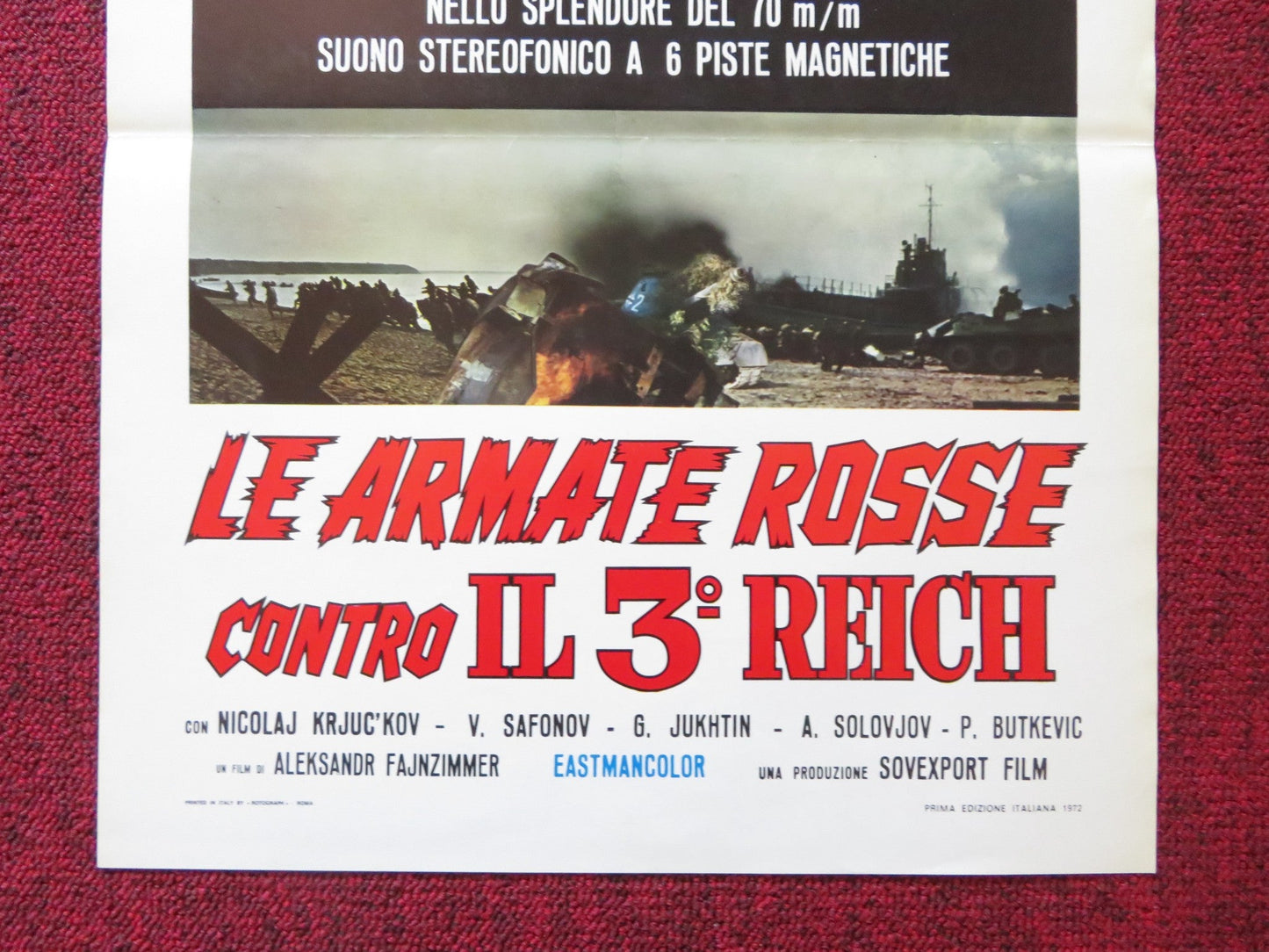 DALEKO NA ZAPADE ITALIAN LOCANDINA POSTER NICOLAJ KRJUCKOV VSEVOLOD SAFONOV 1972 Rendezvous Cinema Movie posters
