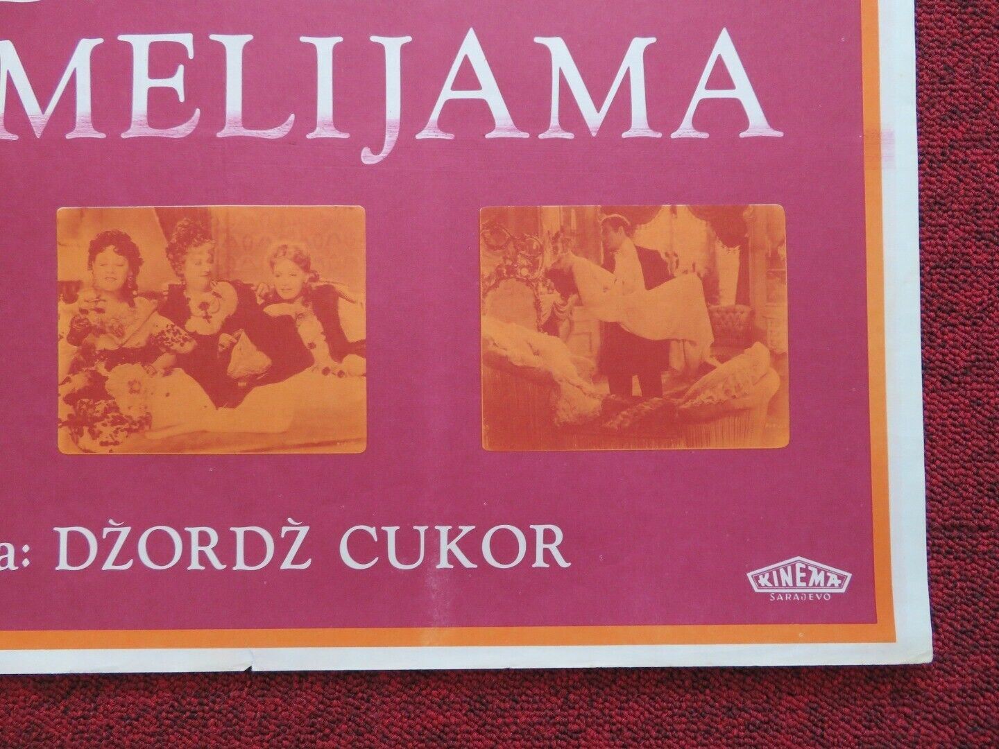 DAMA SKAMELIJAMA/ CAMILLE YUGOSLAVIAN (19.5"x 27.5") POSTER GRETA GARBO 1936 Movie posters