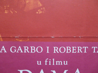 DAMA SKAMELIJAMA/ CAMILLE YUGOSLAVIAN (19.5"x 27.5") POSTER GRETA GARBO 1936 Movie posters