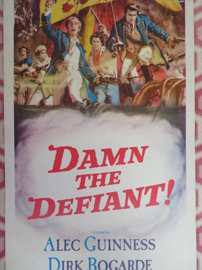 DAMN THE DEFIANT! US INSERT (14"x 36") POSTER ALEC GUINNESS DIRK BOGARDE 1962 Movie posters