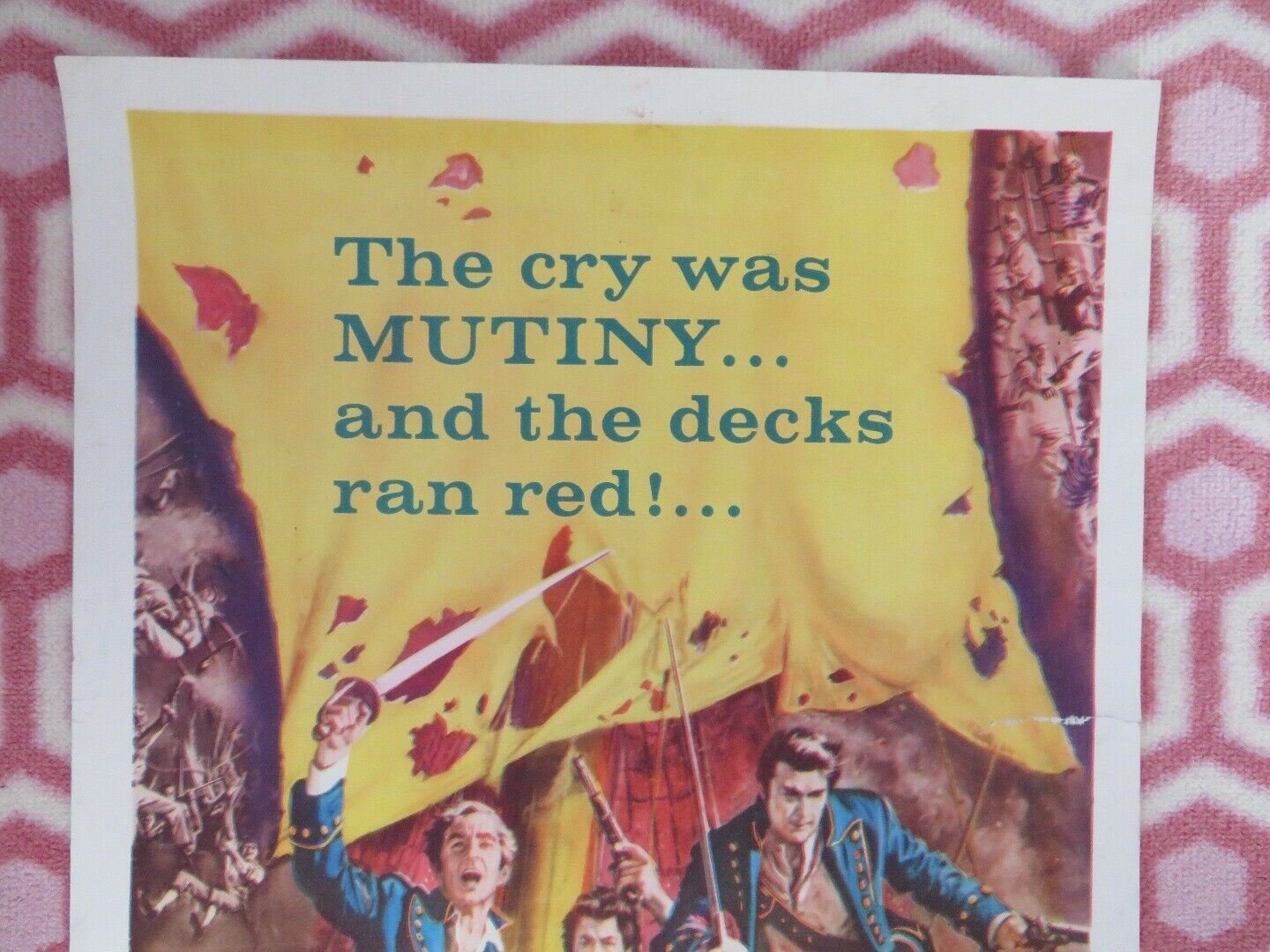 DAMN THE DEFIANT! US INSERT (14"x 36") POSTER ALEC GUINNESS DIRK BOGARDE 1962 Movie posters