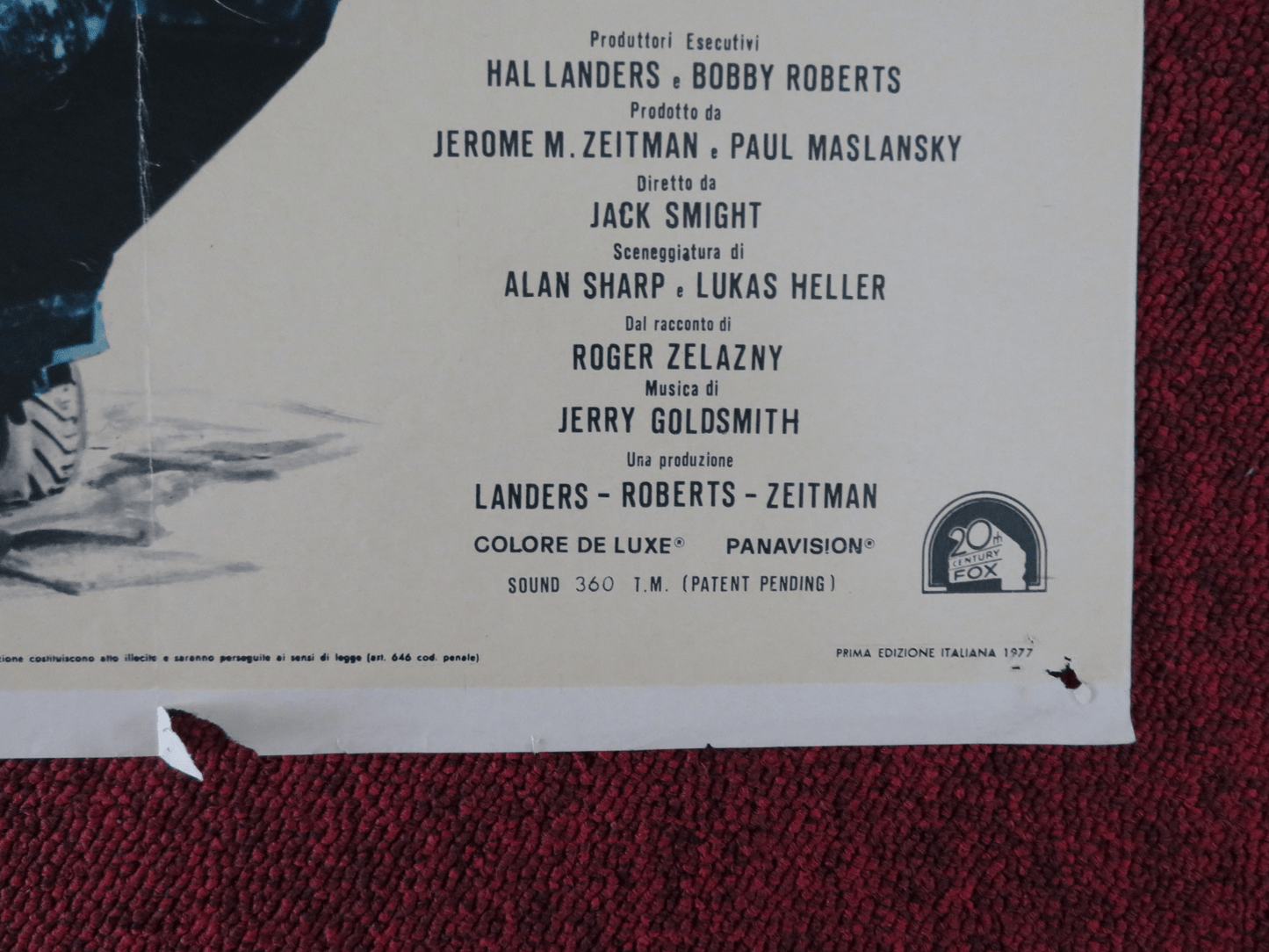 DAMNATION ALLEY ITALIAN FOTOBUSTA POSTER GEORGE PEPPARD JAN-MICHAEL VINCENT 1977 - Rendezvous Cinema