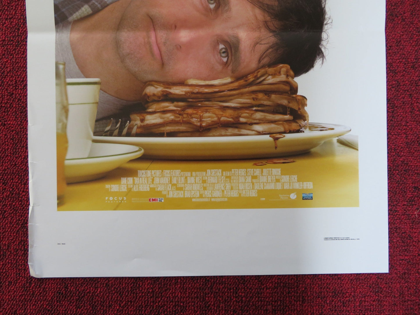 DAN IN REAL LIFE ITALIAN LOCANDINA POSTER STEVE CARELL JULIETTE BINOCHE 2007 Rendezvous Cinema Movie posters