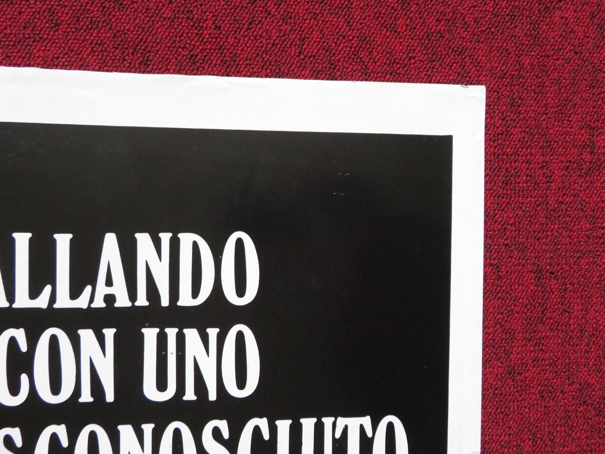 DANCE WITH A STRANGER ITALIAN FOGLIO POSTER MIRANDA RICHARDSON R EVERETT 1985 Rendezvous Cinema Movie posters