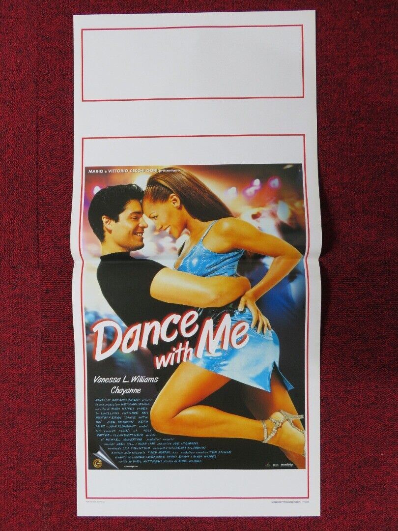 DANCE WITH ME ITALIAN LOCANDINA (27.5"x13") POSTER VANESSA L. WILLIAMS 1999 Movie posters