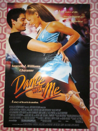 DANCE WITH ME US ONE SHEET ROLLED POSTER VANESSA L.WILLIAMS CHAYANNE Rendezvous Cinema Movie posters