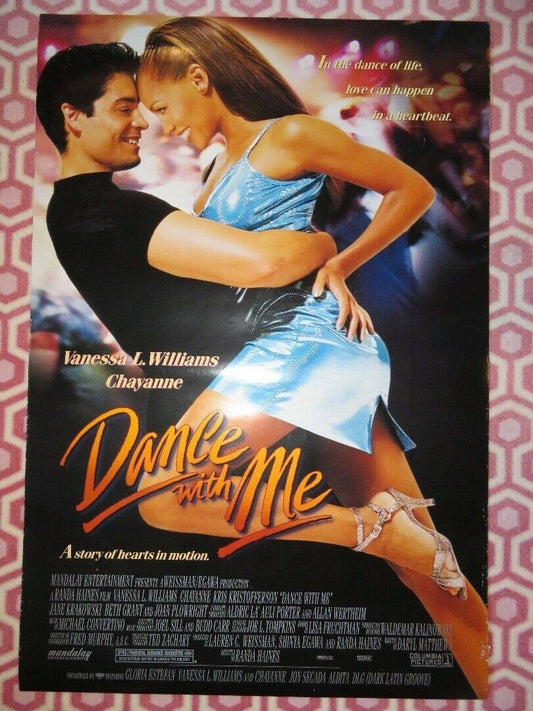 DANCE WITH ME US ONE SHEET ROLLED POSTER VANESSA L.WILLIAMS CHAYANNE Rendezvous Cinema Movie posters