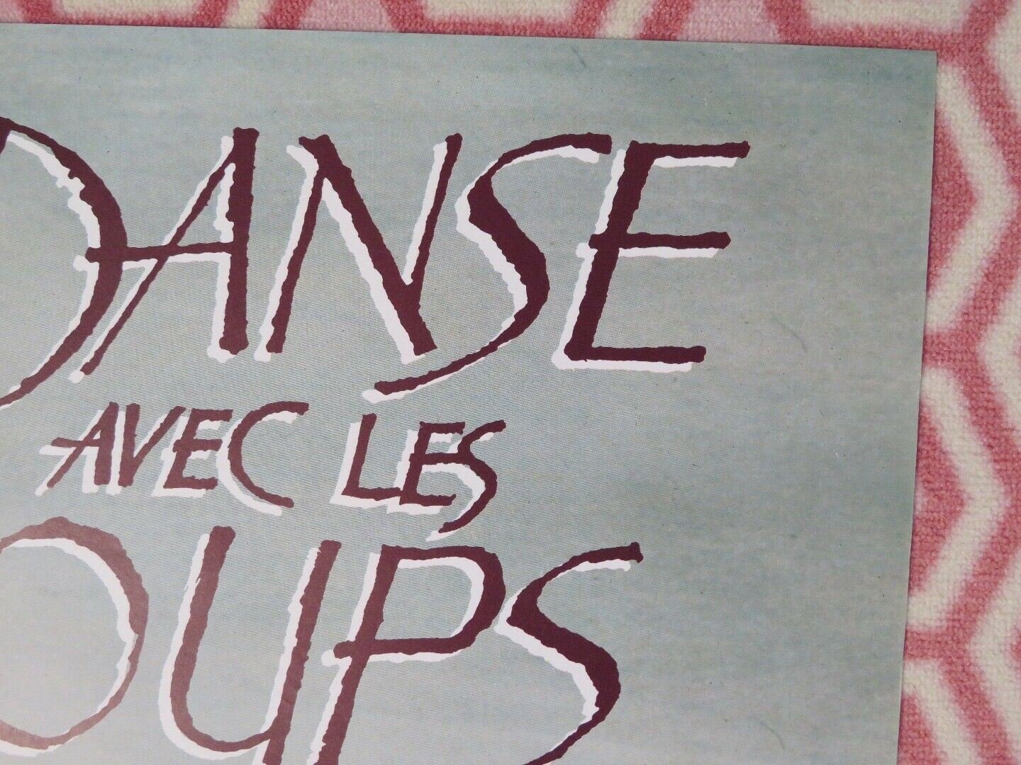 DANCES WITH WOLVES FRENCH MOYENNE (23.5"x 31") POSTER KEVIN COSSTNER 1991 Movie posters