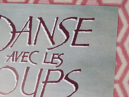 DANCES WITH WOLVES FRENCH MOYENNE (23.5"x 31") POSTER KEVIN COSSTNER 1991 Movie posters