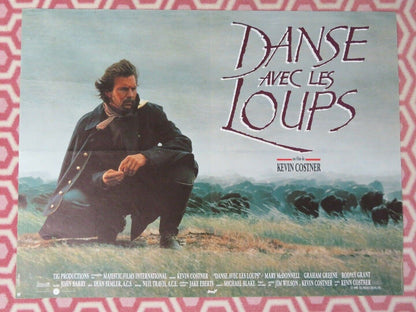 DANCES WITH WOLVES FRENCH MOYENNE (23.5"x 31") POSTER KEVIN COSSTNER 1991 Movie posters
