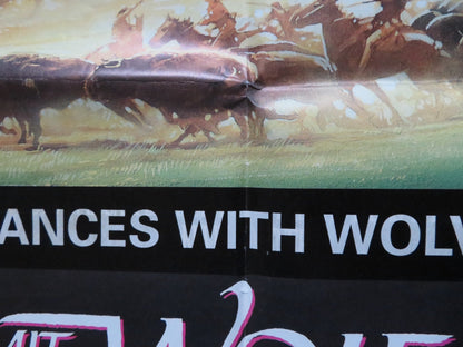 DANCES WITH WOLVES GERMAN A0 SOUNDTRACK POSTER FOLDED KEVIN COSTNER 1990 Rendezvous Cinema Movie posters