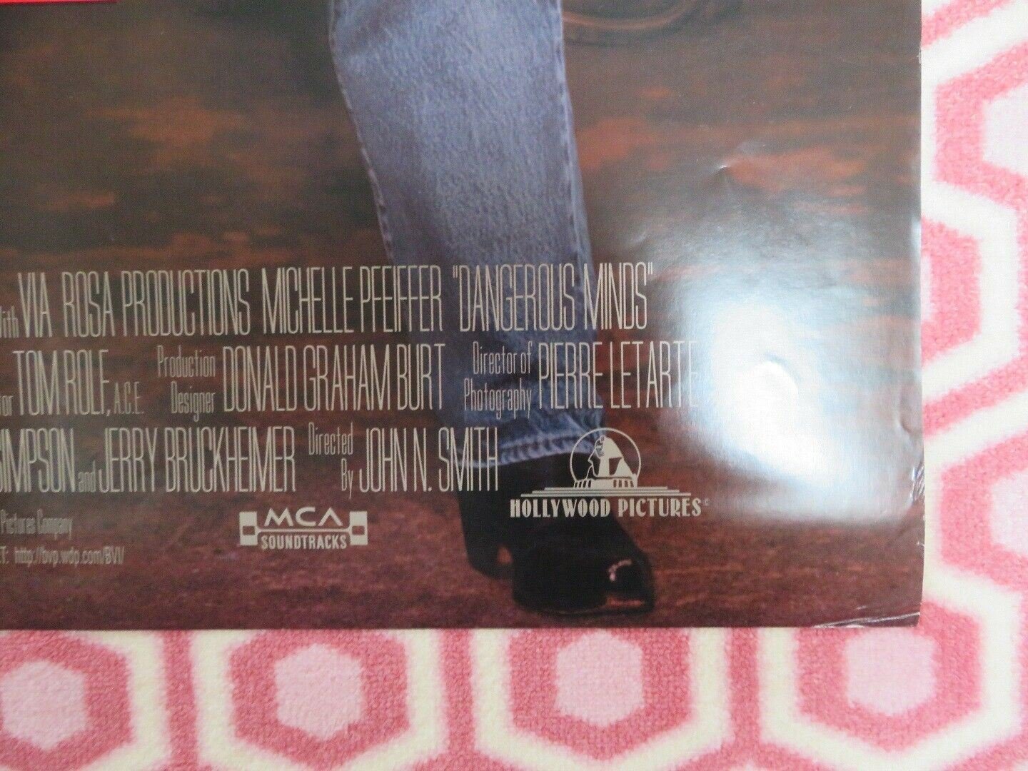 DANEROUS MINDS US ONE SHEET POSTER MICHELLE PFEIFFER 1995 Movie posters