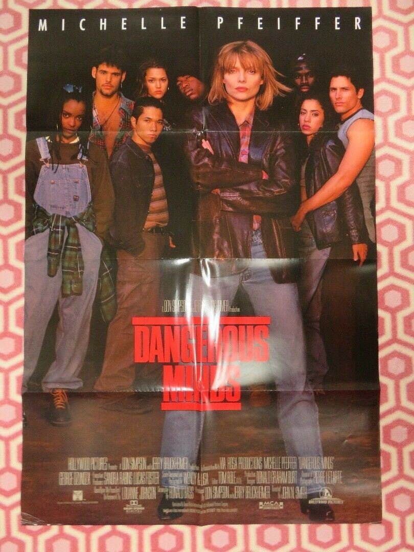 DANEROUS MINDS US ONE SHEET POSTER MICHELLE PFEIFFER 1995 Movie posters
