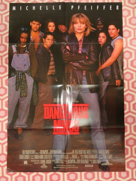 DANEROUS MINDS US ONE SHEET POSTER MICHELLE PFEIFFER 1995 Movie posters