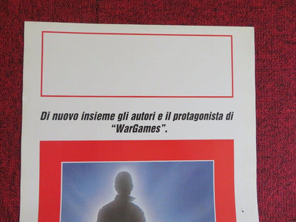DANGER ZONE / Project X ITALIAN LOCANDINA (27.5"x13") POSTER M BRODERICK 1988 Movie posters