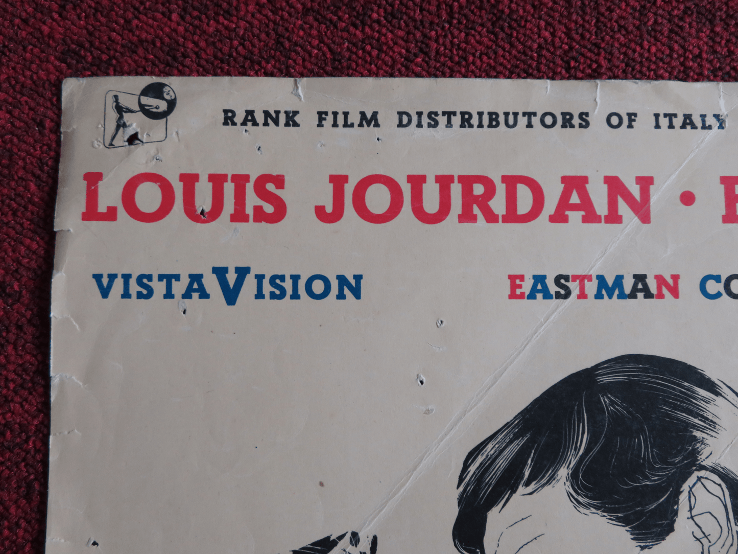 DANGEROUS EXILE ITALIAN FOTOBUSTA POSTER LOUIS JOURDAN BELINDA LEE 1957 Rendezvous Cinema Movie posters