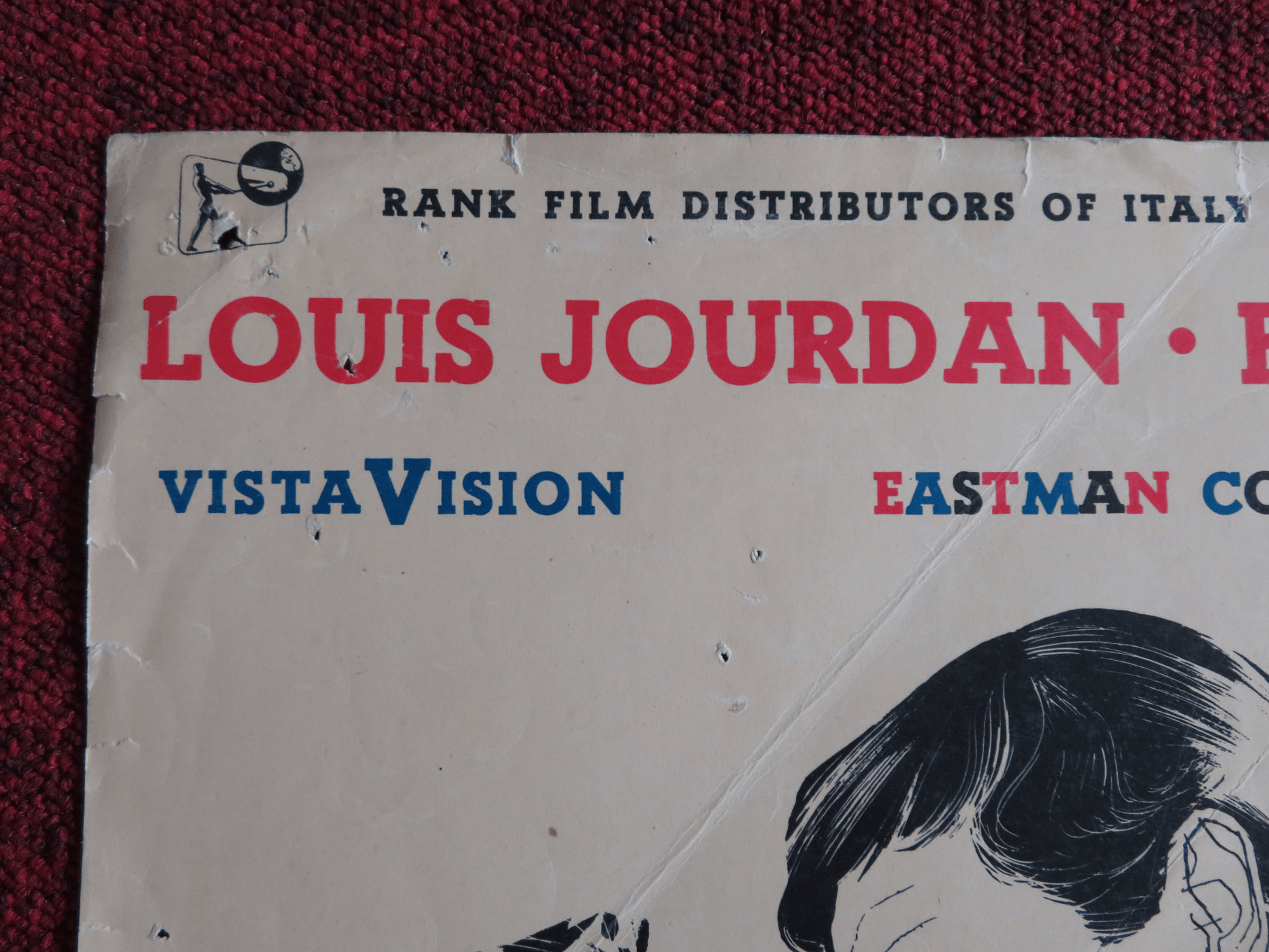 DANGEROUS EXILE ITALIAN FOTOBUSTA POSTER LOUIS JOURDAN BELINDA LEE 1957 Rendezvous Cinema Movie posters