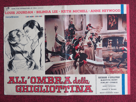 DANGEROUS EXILE ITALIAN FOTOBUSTA POSTER LOUIS JOURDAN BELINDA LEE 1957 Rendezvous Cinema Movie posters