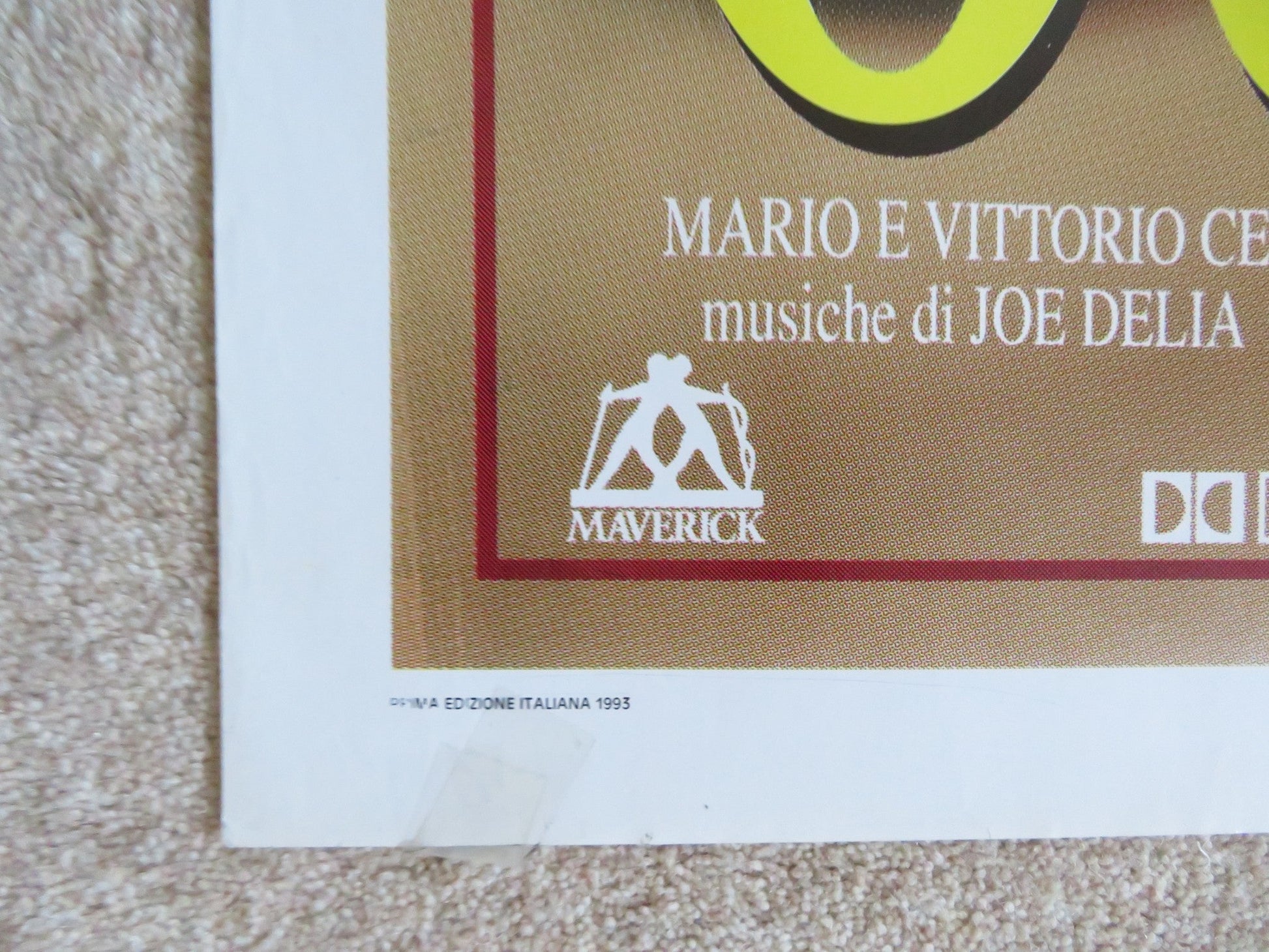 DANGEROUS GAME ITALIAN 2 FOGLIO POSTER HARVEY KEITEL MADONNA 1993 Rendezvous Cinema Movie posters