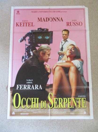 DANGEROUS GAME ITALIAN 2 FOGLIO POSTER HARVEY KEITEL MADONNA 1993 Rendezvous Cinema Movie posters