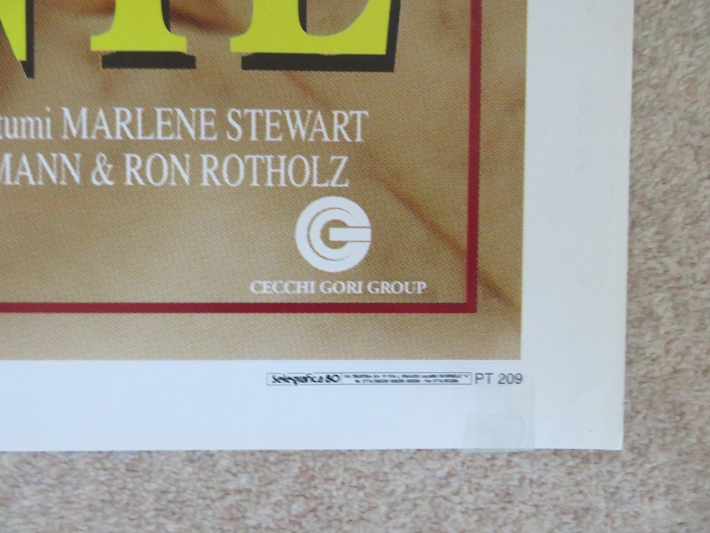 DANGEROUS GAME ITALIAN 2 FOGLIO POSTER HARVEY KEITEL MADONNA 1993 Rendezvous Cinema Movie posters