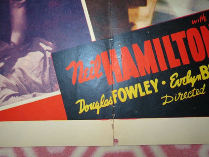 DANGEROUS LADY FOLDED US ONE SHEET POSTER NEIL HAMLITON JUNE STOREY 1941 Movie posters