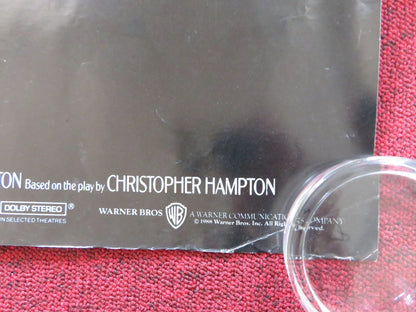 DANGEROUS LIAISONS UK QUAD (30"x 40") ROLLED POSTER GLENN CLOSE MALKOVICH 1988 Rendezvous Cinema Movie posters