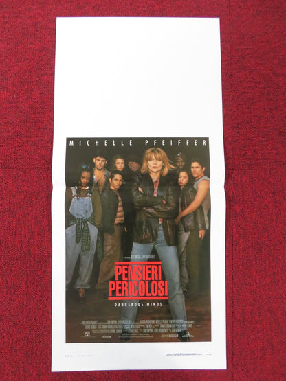 DANGEROUS MINDS ITALIAN LOCANDINA POSTER MICHELLE PFEIFFER GEORGE DZUNDZA 1995 Rendezvous Cinema Movie posters