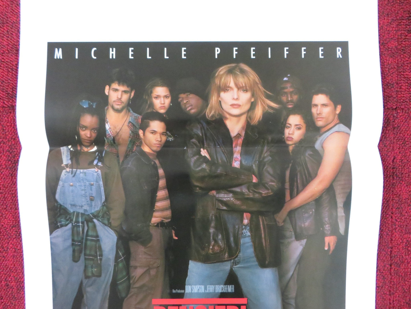 DANGEROUS MINDS ITALIAN LOCANDINA POSTER MICHELLE PFEIFFER GEORGE DZUNDZA 1995 Rendezvous Cinema Movie posters