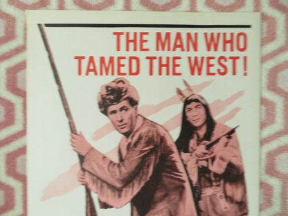 DANIEL BOONE: FONTIER TRAIL RIDER US INSERT (14"x 36") POSTER FESS PARKER 1966 Movie posters