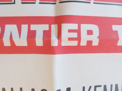 DANIEL BOONE: FRONTIER TRAIL RIDER FOLDED US ONE SHEET POSTER FESS PARKER 1966 Rendezvous Cinema Movie posters