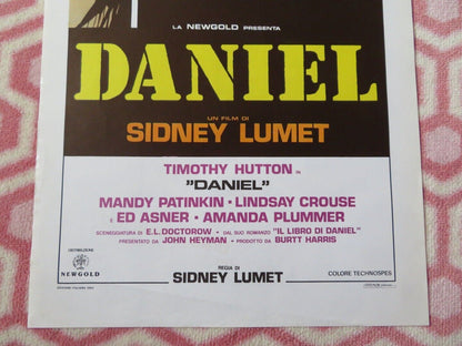 DANIEL ITALIAN LOCANDINA (27.5"x13") POSTER TIMOTHY HUTTON 1983 Movie posters