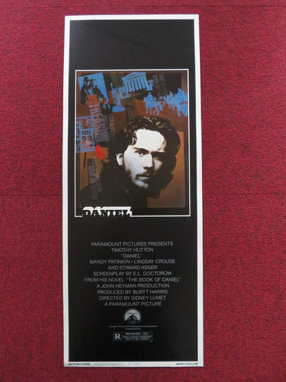 DANIEL US INSERT (14"x 36") POSTER TIMOTHY HUTTON MANDY PATINKIN 1983 Rendezvous Cinema Movie posters