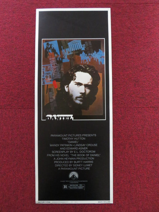 DANIEL US INSERT (14"x 36") POSTER TIMOTHY HUTTON MANDY PATINKIN 1983 Rendezvous Cinema Movie posters