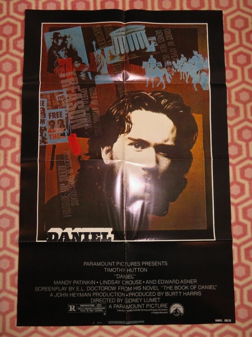 DANIEL US ONE SHEET POSTER TIMOTHY HUTTON 1983 Movie posters