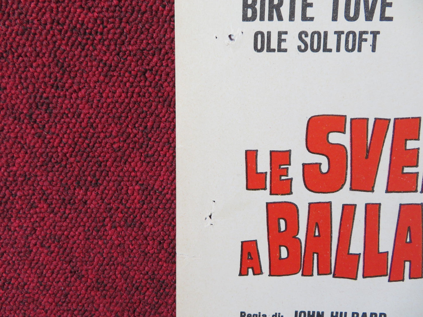 DANISH BED AND BOARD ITALIAN LOCANDINA POSTER BIRTE TOVE OLE SOLTOFT 1973 Rendezvous Cinema Movie posters