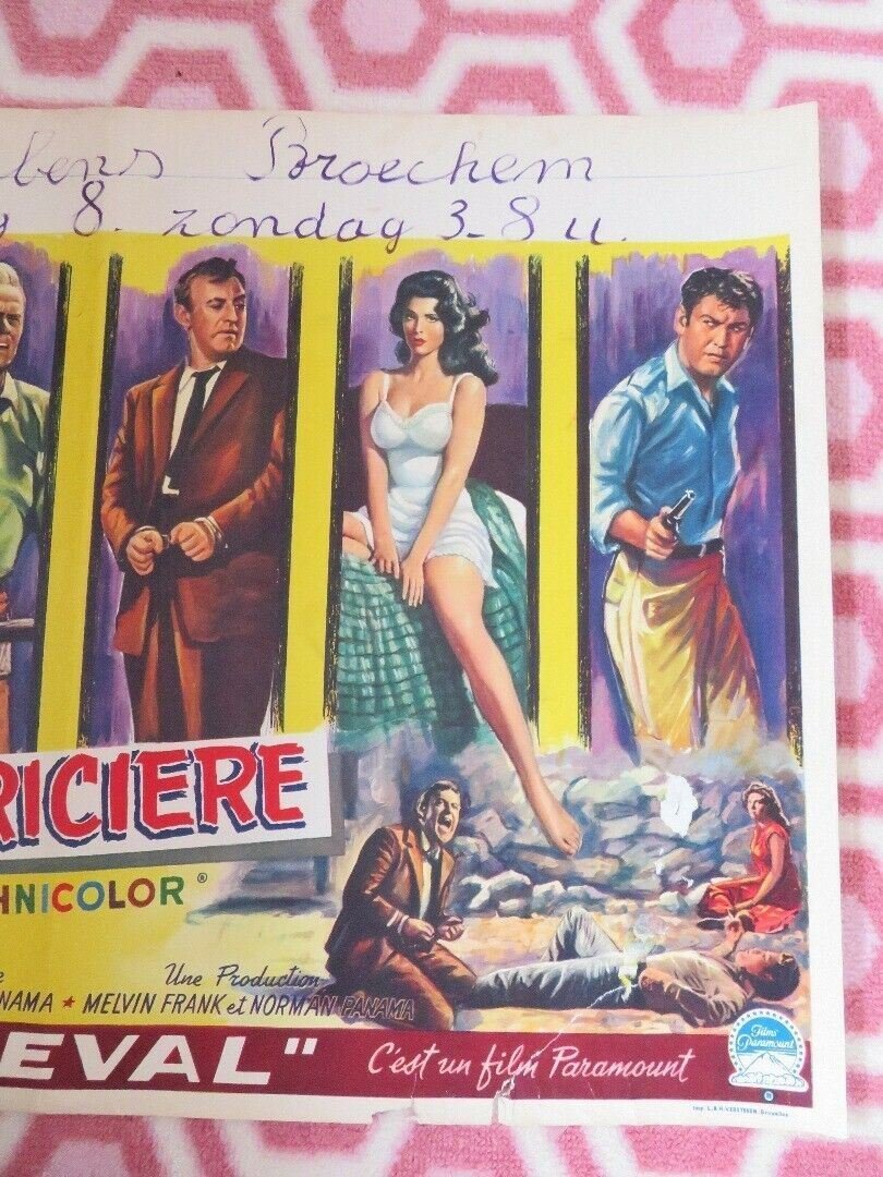 DANS LA SOURICIERE/ THE TRAP BELGIUM (15"x 22") POSTER LEE J.COBB 1959 Movie posters