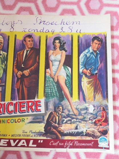 DANS LA SOURICIERE/ THE TRAP BELGIUM (15"x 22") POSTER LEE J.COBB 1959 Movie posters