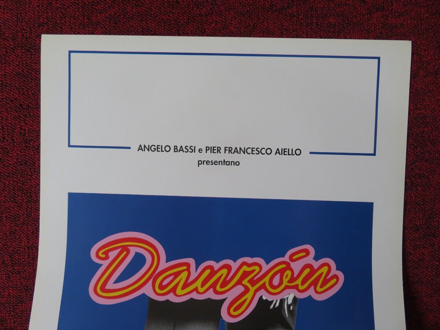 DANZON ITALIAN LOCANDINA (27.5"x13") POSTER MARIA NOVARO CARMEN SALINAS 1992 Movie posters