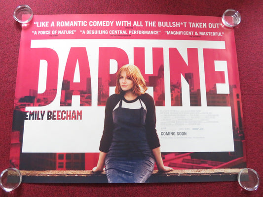 DAPHNE UK QUAD ROLLED POSTER EMILY BEECHAM GERALDINE JAMES 2017 Rendezvous Cinema Movie posters
